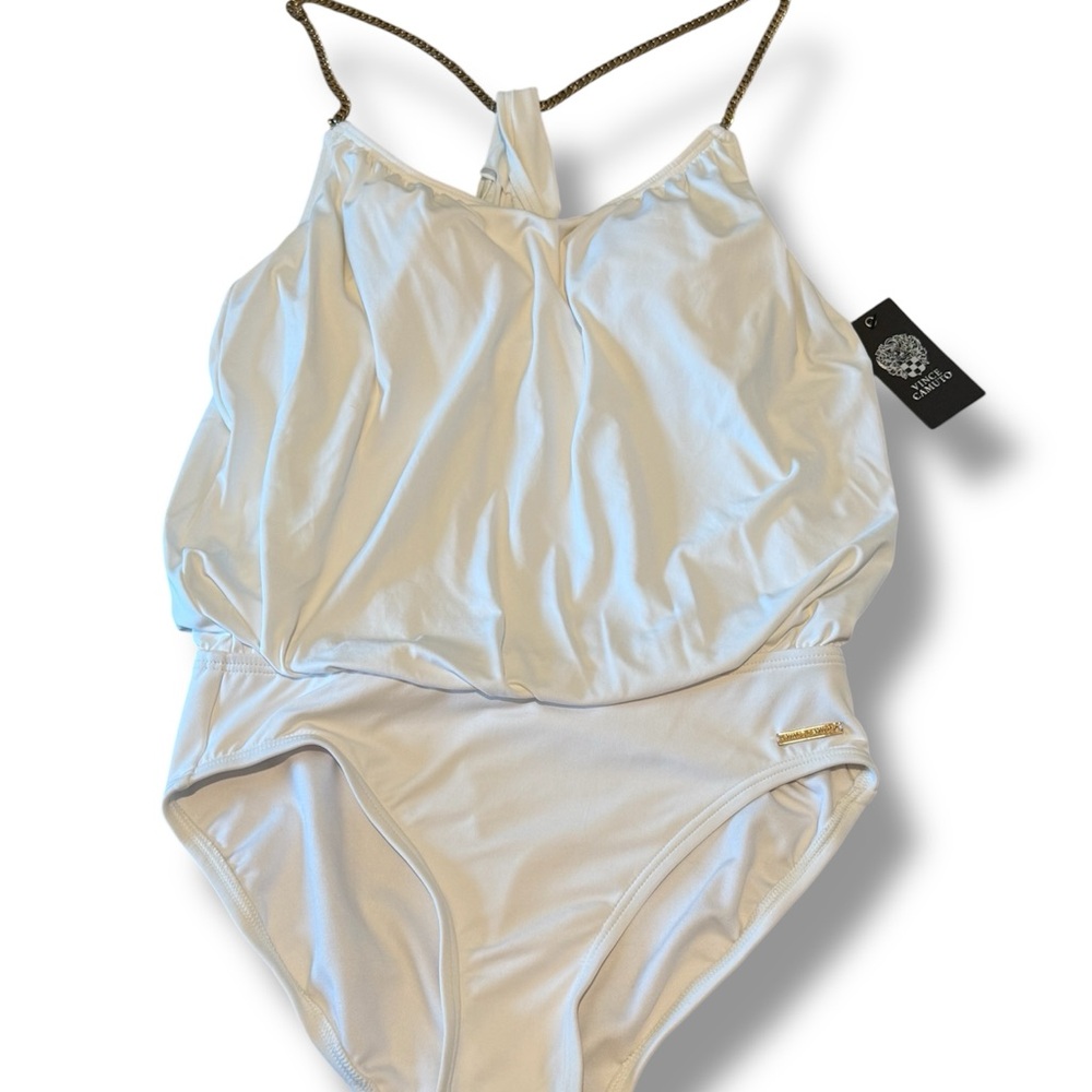 Vince Camuto White One Piece Swimsuit